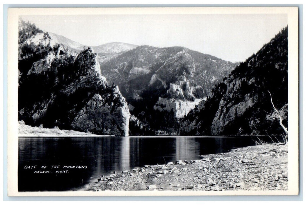 1952 Gate Of The Mountains Helena Montana MT Posted Vintage RPPC Photo Postcard