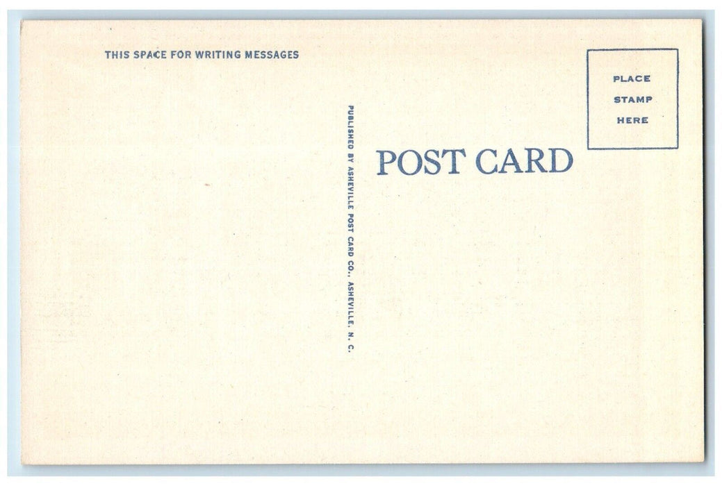 c1940 Campus Scene Furman University Students' Center & Geer Hall SC Postcard