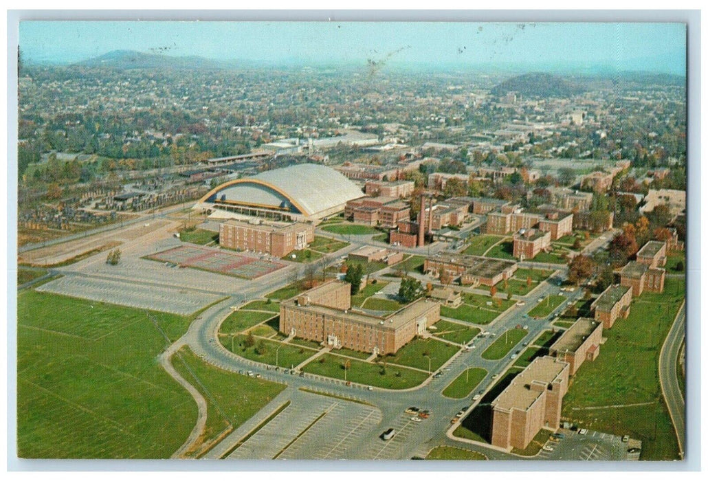 1977 Birdseye View East Tennessee State University Johnson City Vintage Postcard