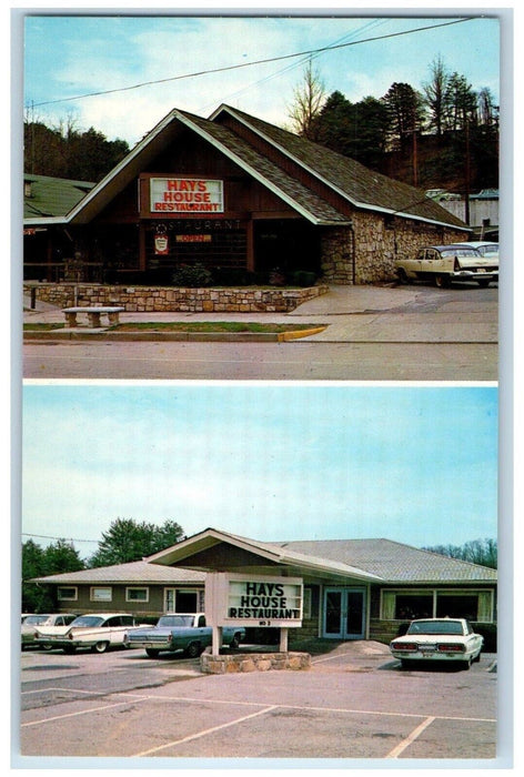 c1960 Hays House Restaurant Multi-View Gatlinburg Tennessee TN Vintage Postcard