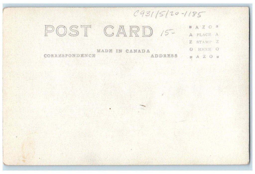 c1920s Wigwam Tree Hut Maplewood Camp Grimsby Ontario Canada RPPC Photo Postcard
