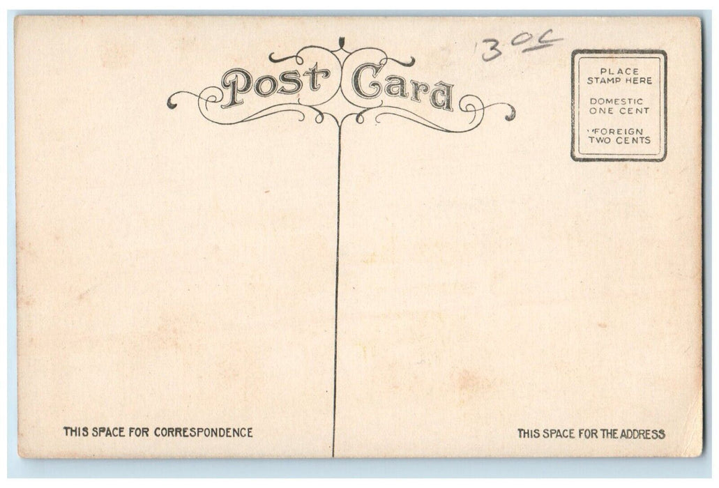 1910 Steamboat Landing 4th Avenue Bridge Dam Pier Janesville Wisconsin  Postcard