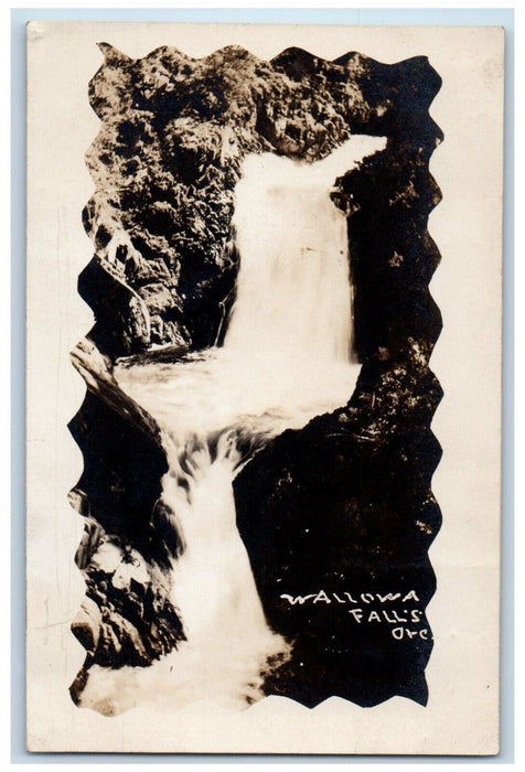 1910 Wallowa Falls View Joseph Oregon OR RPPC Photo Posted Postcard