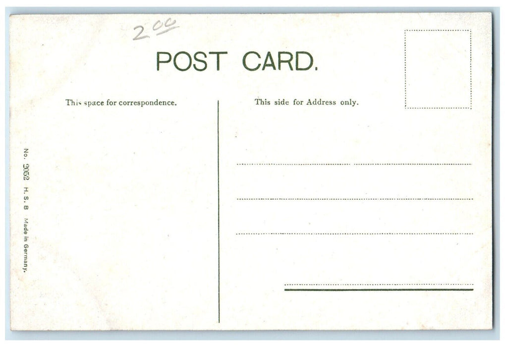 c1910 Baptist Church Building El Paso Texas TX Unposted Antique Postcard