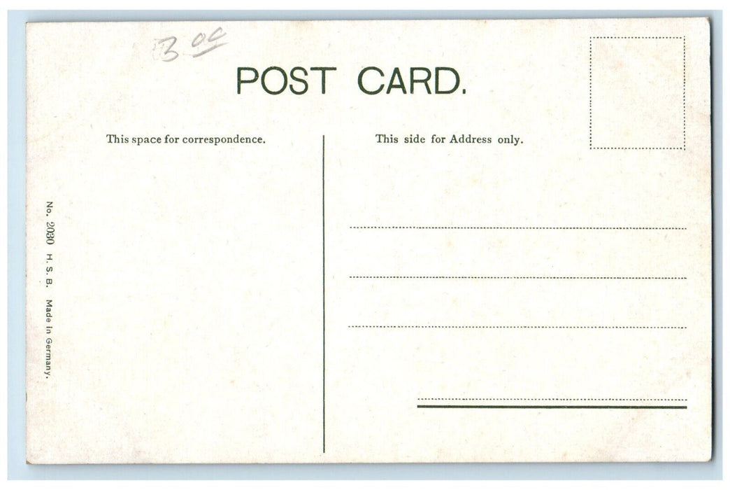 c1910 Hotel Sheldon and Plaza El Paso Texas TX Unposted Antique Postcard