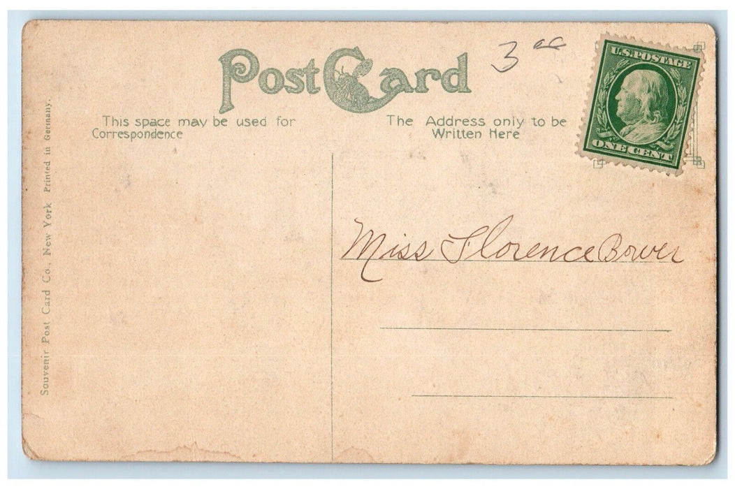 c1910 Broadway Street Road Houses Hagerstown Maryland Antique Vintage Postcard