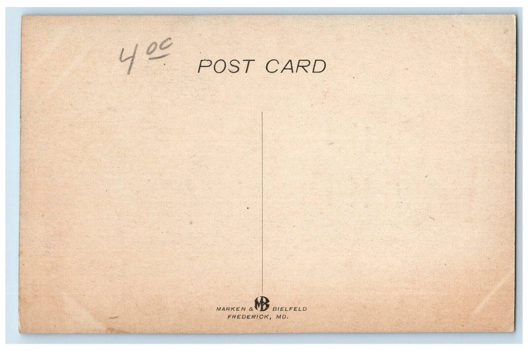 1910 Richfield Admiral Schley Birth Place Multi-View Frederick Maryland Postcard