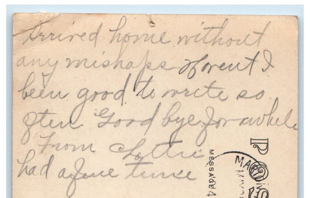 c1920's Carnegie Public Library View Marion Iowa IA RPPC Photo Posted Postcard