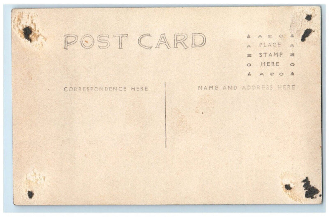 c1910's Methodist Church View Gastler Woodward Iowa IA RPPC Photo Postcard