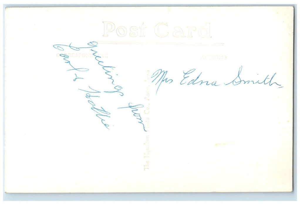 View Of West Bear Skin Lake From Caribou Rock Gunflint Trail RPPC Photo Postcard