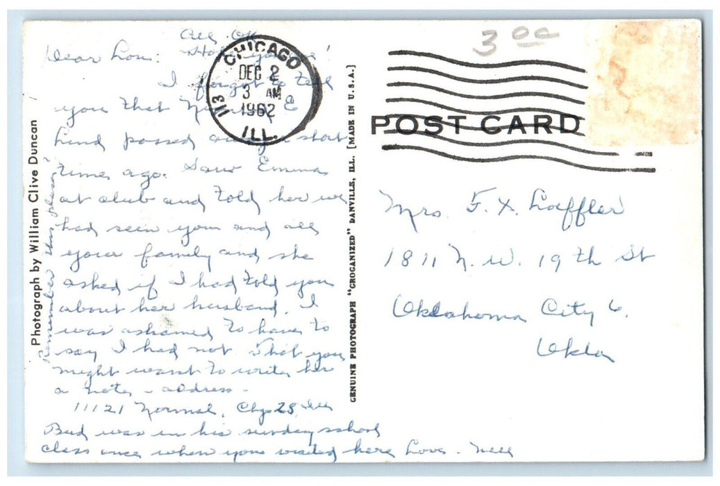 1962 The Little Traveler Inc. Geneva Chicago Illinois IL RPPC Photo Postcard