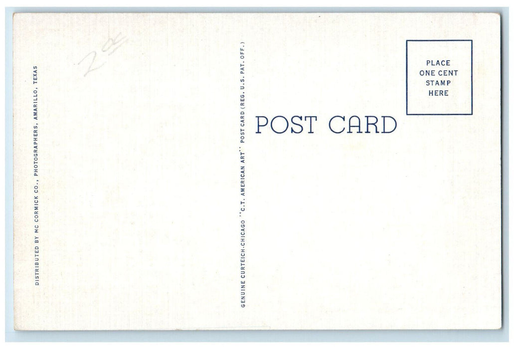 c1930's Sanborn Park Amarillo Parks Playgrounds Texas TX Multiview Postcard