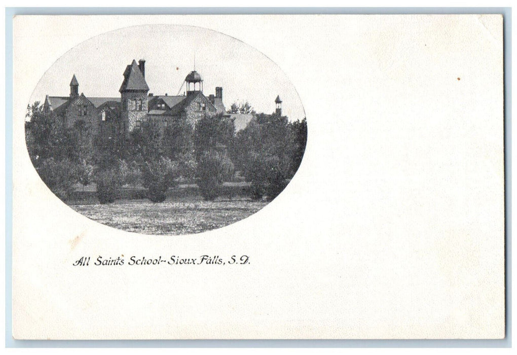 c1905 All Saints School Sioux Falls South Dakota SD Antique Unposted Postcard