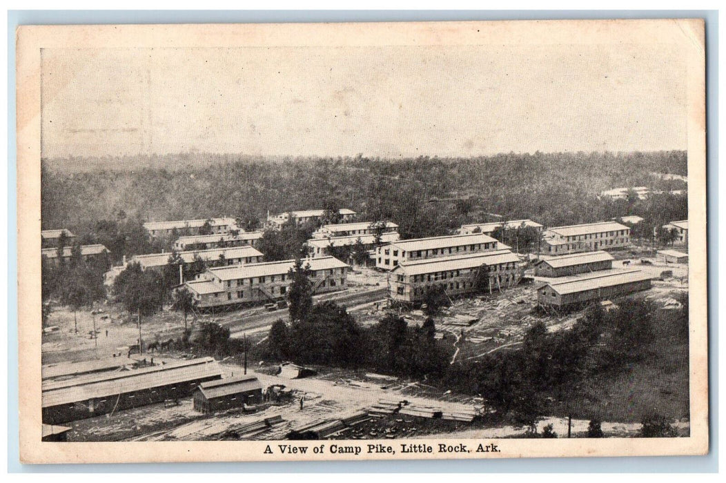 c1920's A View of Camp Pike Little Rock Arkansas AR Antique Unposted Postcard