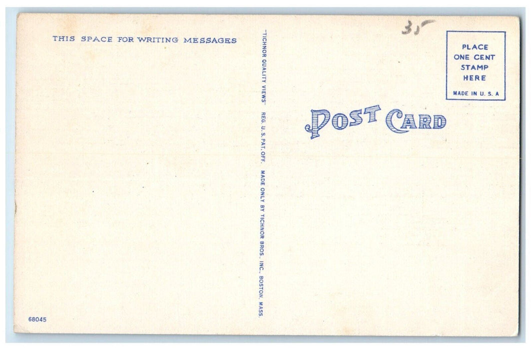 c1940 Indian Point Coldwater Lake Exterior House Coldwater Michigan MI Postcard