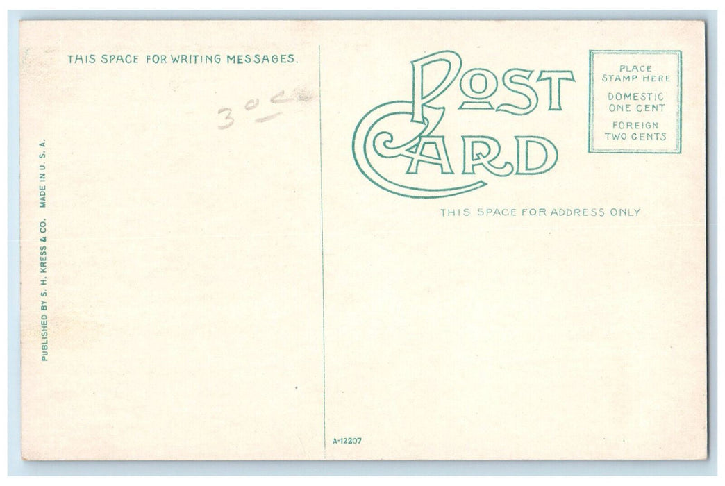 c1910 First Presbyterian Church Texarkana Texas TX Antique Unposted Postcard