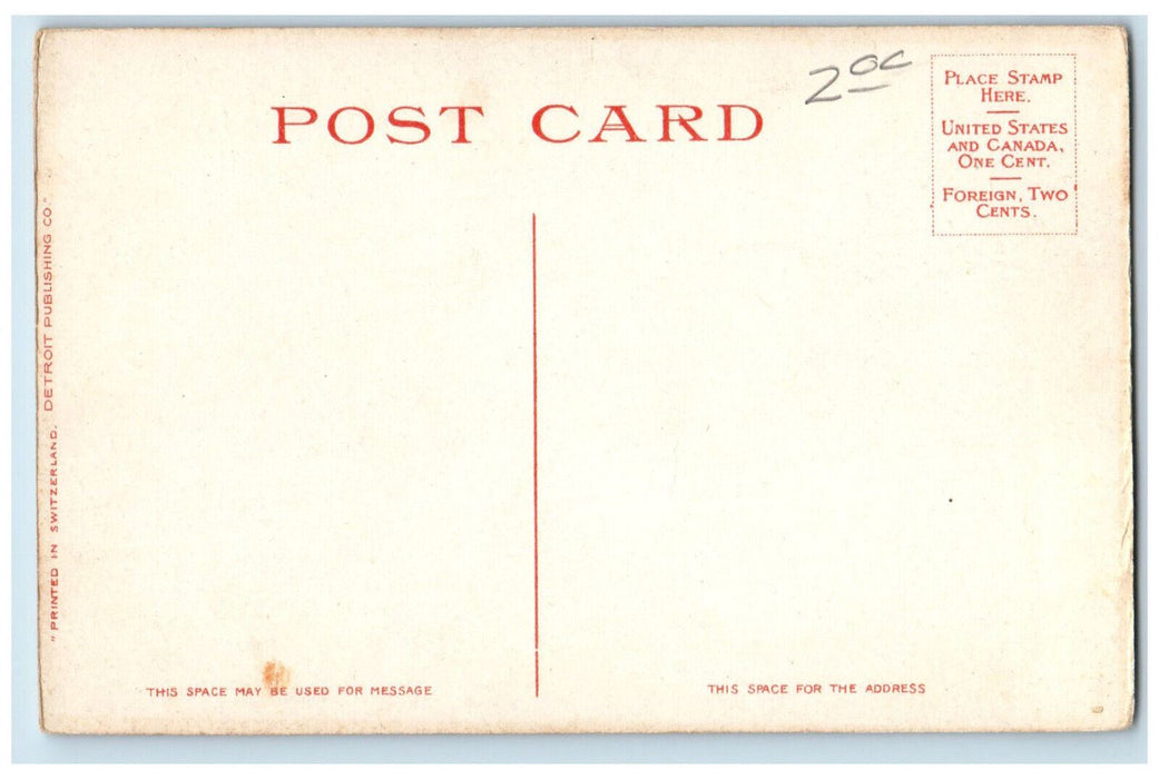 c1940's Scene in Lower International Bridge El Paso Texas TX Vintage Postcard