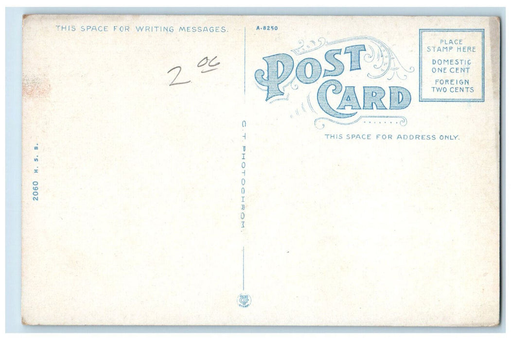 c1910 Irrigational Canal Reclaiming Arid Lands El Paso Texas TX Antique Postcard