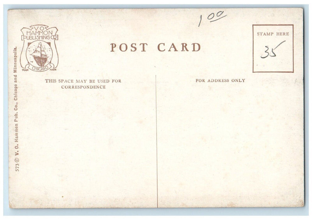 c1910 S.S. Tionesta Passing Aerial Bridge Duluth Superior Ship Canal MN Postcard