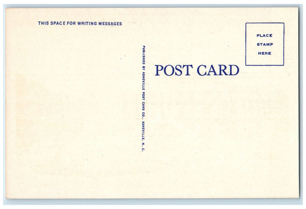 c1940's Carter County Court House Monument Elizabethton Tennessee TN Postcard