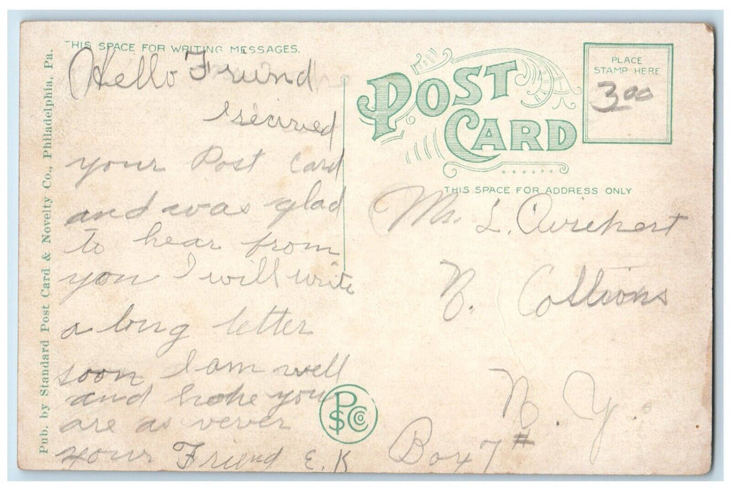 c1910 Public School Washington Street Wilmington Delaware DE Antique Postcard