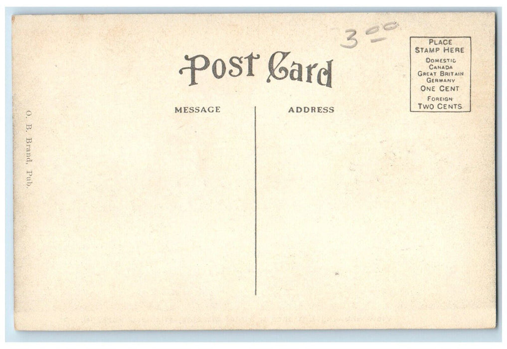 c1910 View Showing Entrance Hotel Moraine Cars Highland Park Illinois postcard
