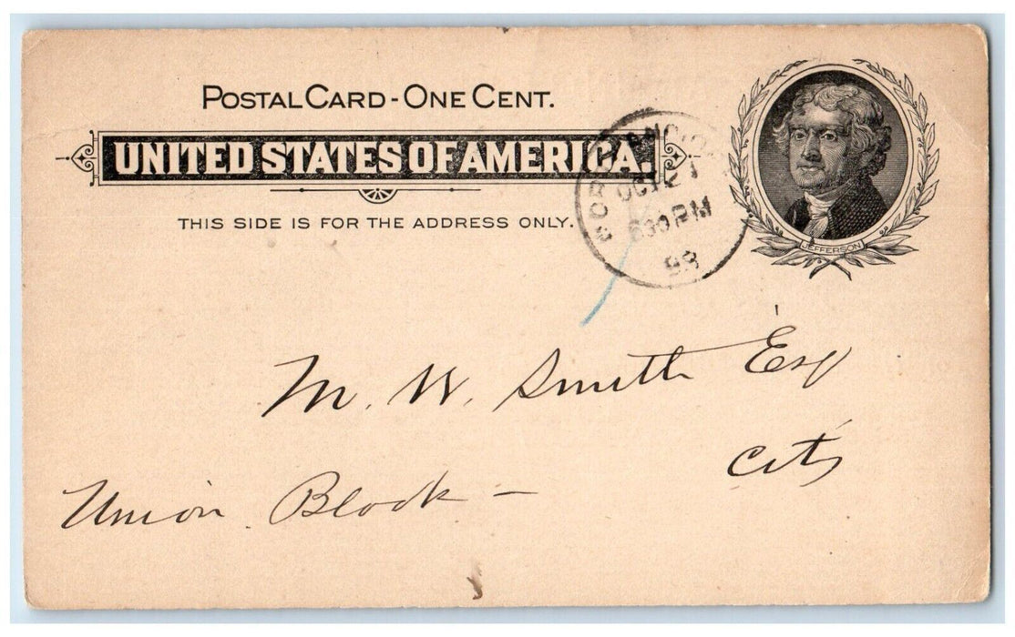 1898 Meeting of Board of Directors Arlington Club Portland Oregon OR Postal Card