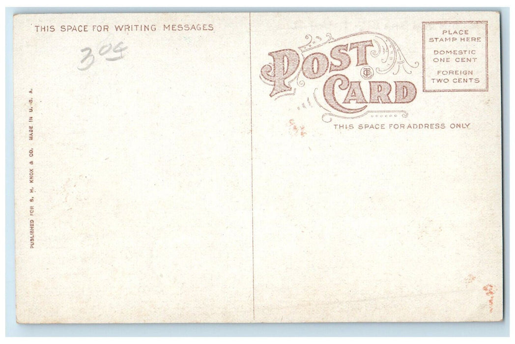 c1910's South Side State Bridge Cars Horse Wagon Rockford Illinois IL Postcard