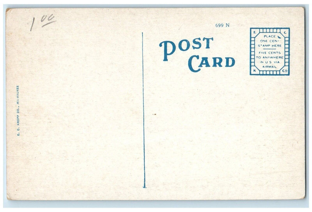 c1910's Jackson County Court House Cars Murphysboro Illinois IL Antique Postcard