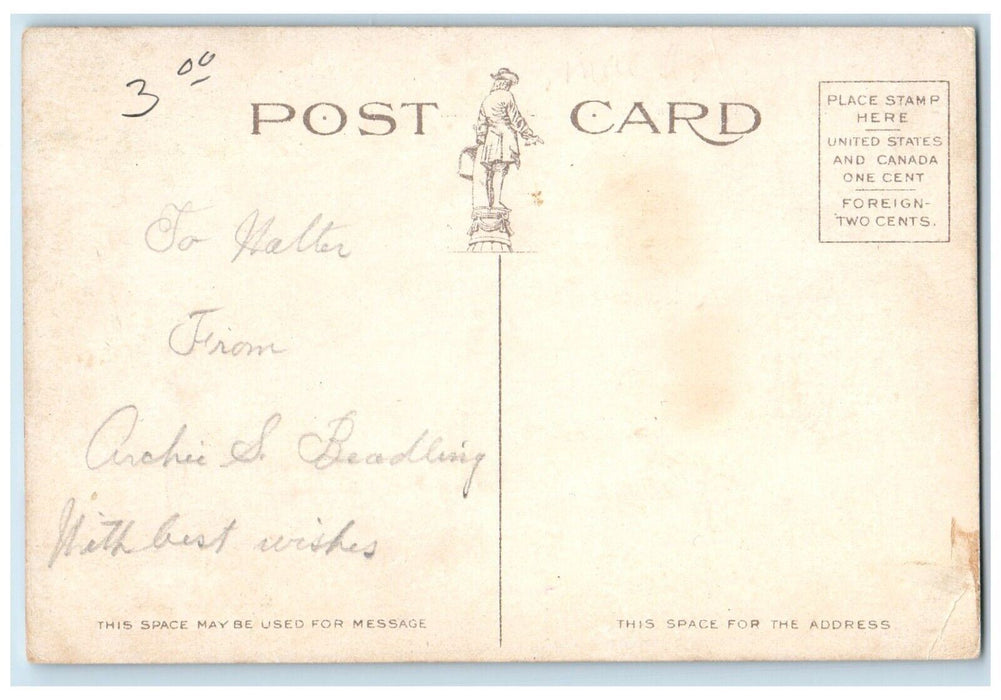 c1910 Manual Training High School Haddon Avenue Camden New Jersey NJ Postcard