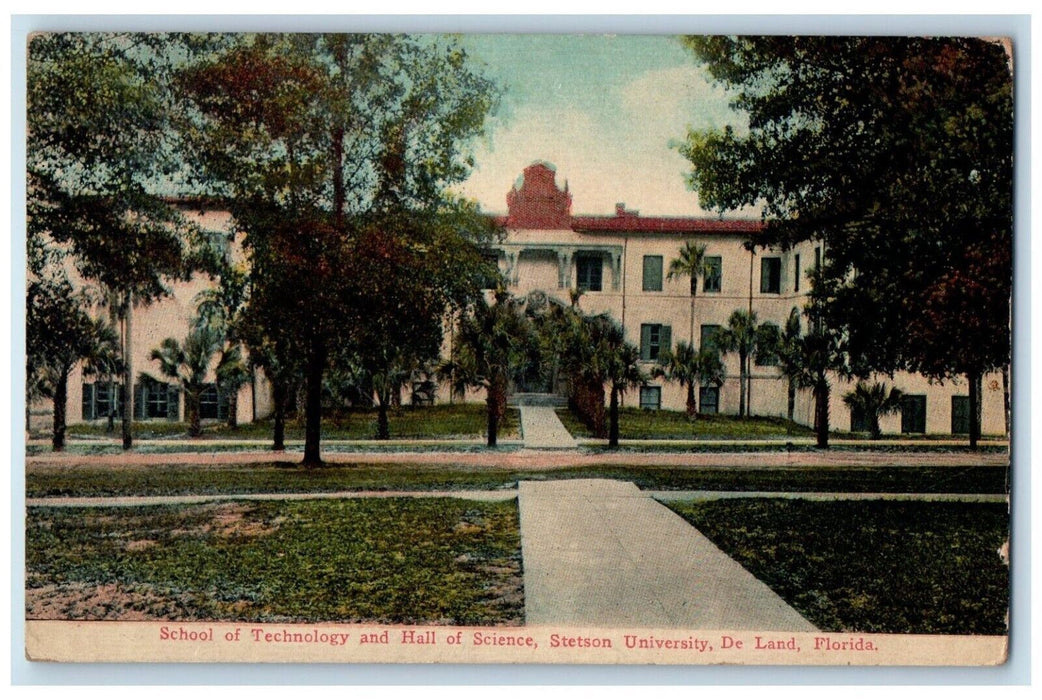De Land FL, School Of Technology Hall Of Science Stetson University Postcard