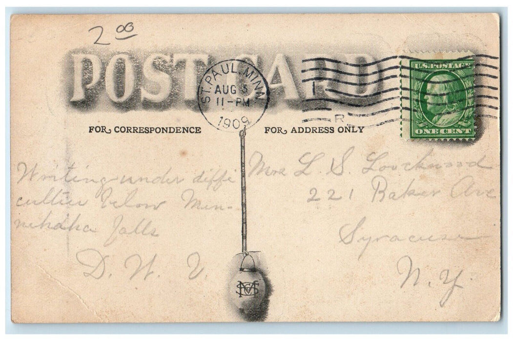 1909 Donaldson Building Seventh Nicollet Minneapolis Minnesota Vintage Postcard