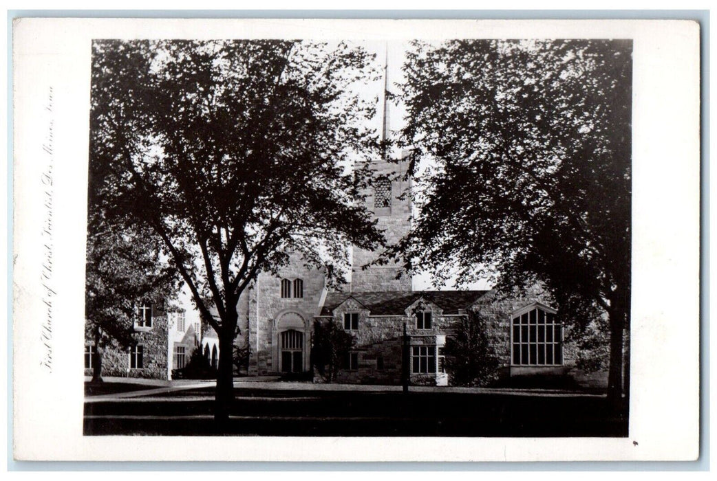 c1910's First Chapel Christ Scientist Des Moines Iowa IA RPPC Photo Postcard