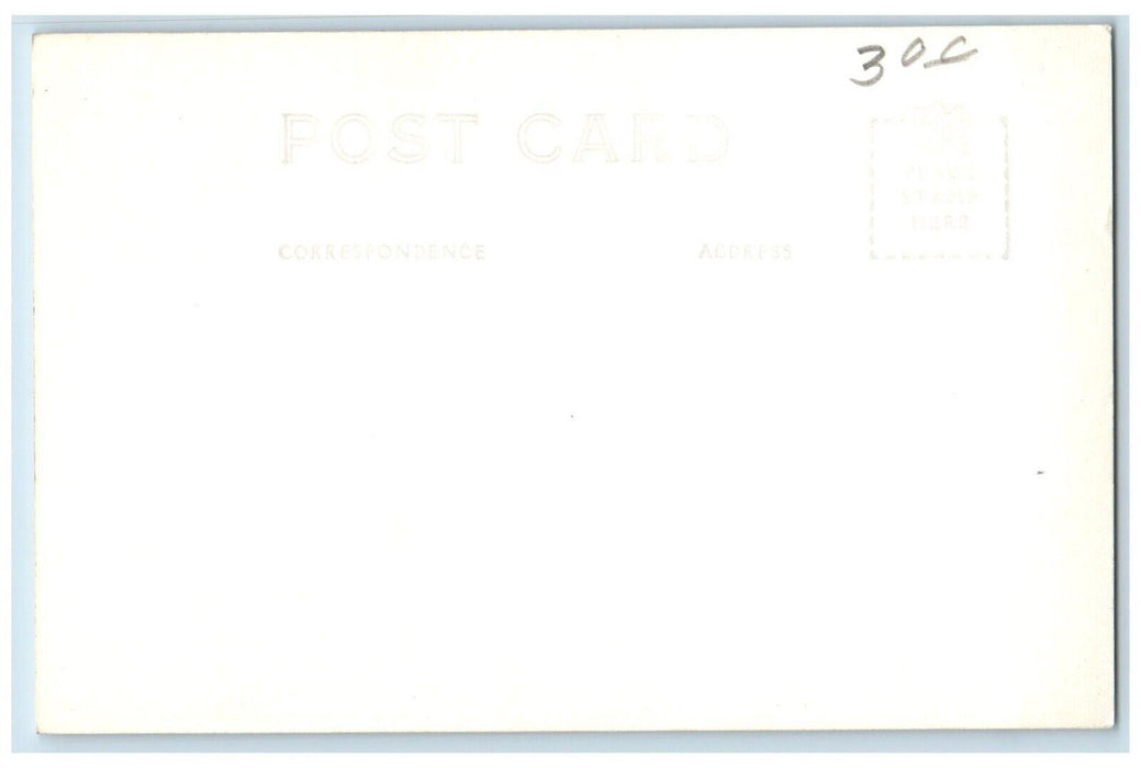 c1940's View From City Park Bridge Cars Portland Oregon OR RPPC Photo Postcard