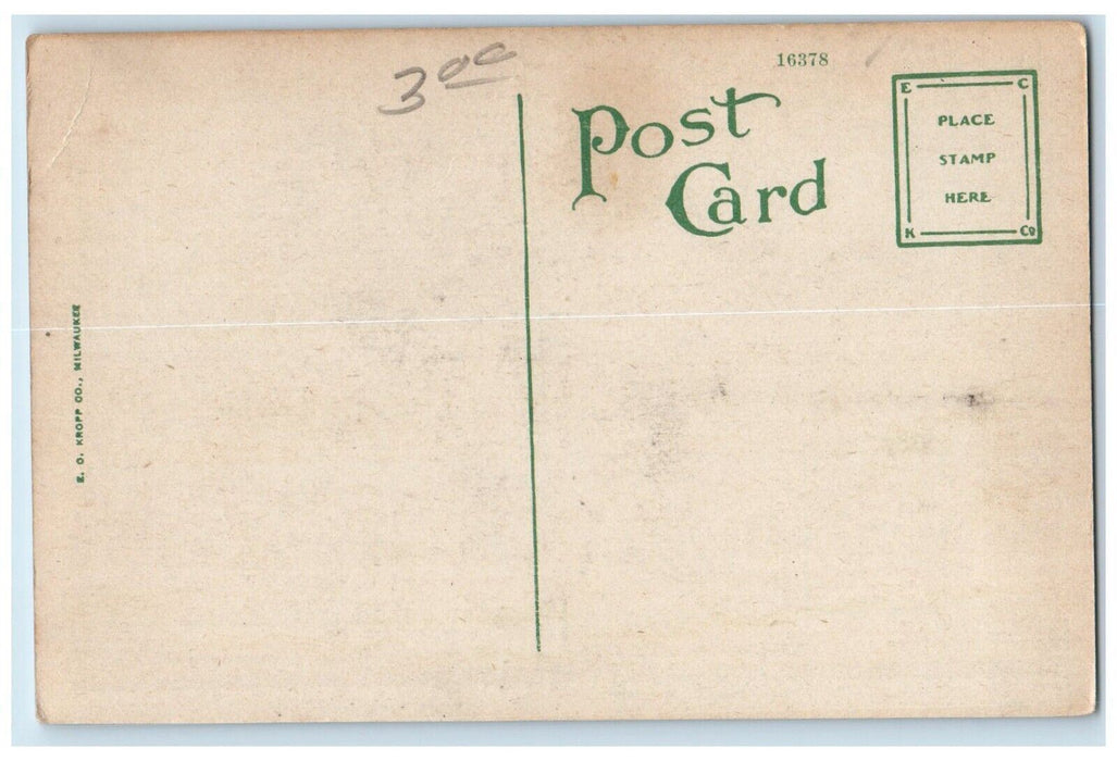 c1920 Christian Science Church Chapel Exterior Bloomington Illinois IL Postcard