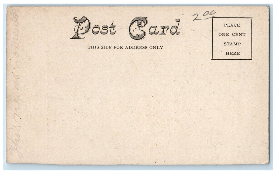 c1905 The Public Library Building Marion Indiana IN Unposted Antique Postcard