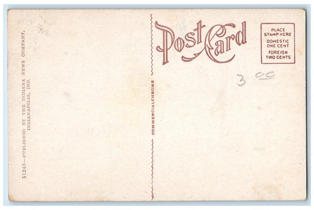 c1910 Lemcke Building Annex Pennsylvania Street Indianapolis Indiana IN Postcard