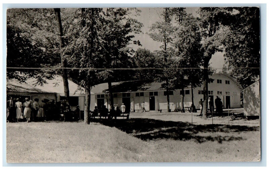 1957 West Milton Holiness Camp View Milton Ohio OH RPPC Photo Posted Postcard