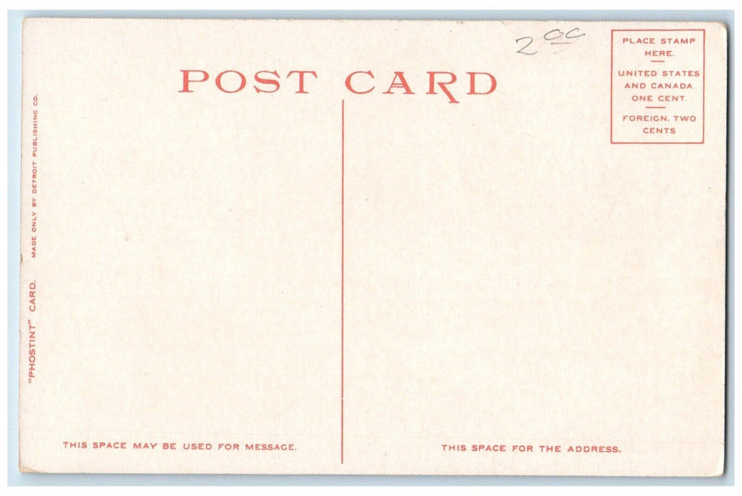 1910 Roadside View Claypool Hotel Building Indianapolis Indiana Vintage Postcard