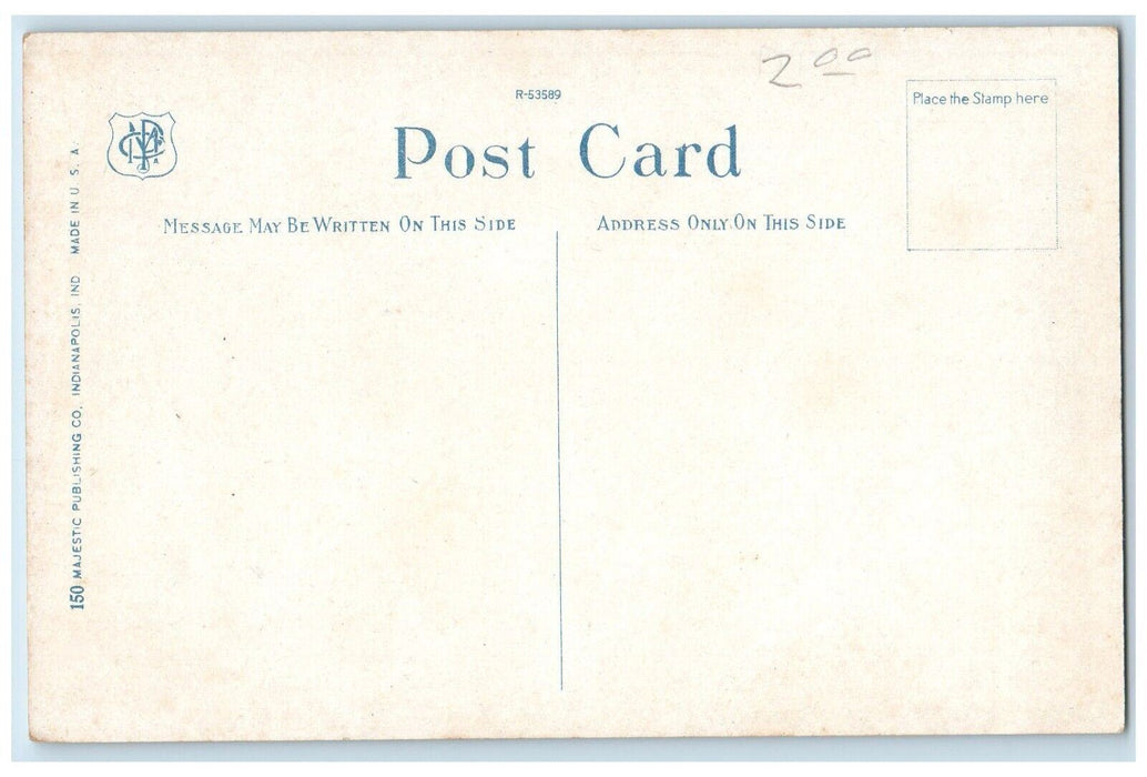 c1910 Exterior Claypool Hotel Building Indianapolis Indiana IN Antique Postcard