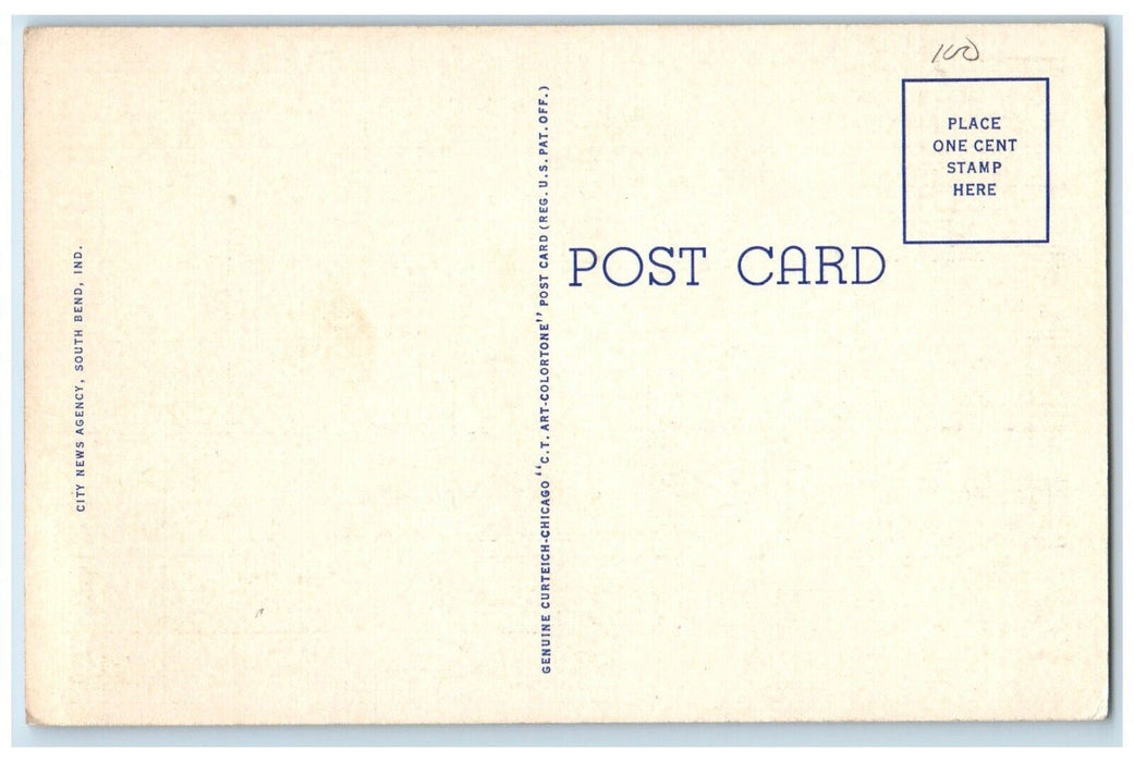 c1930's St. Mary's College Building Campus Near South Bend Indiana IN Postcard