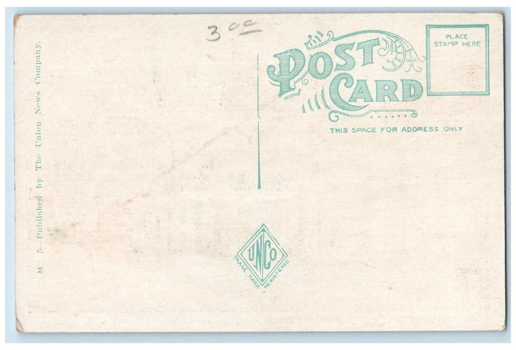c1930's Merchants National Bank Muncie Indiana IN Vintage Unposted Postcard
