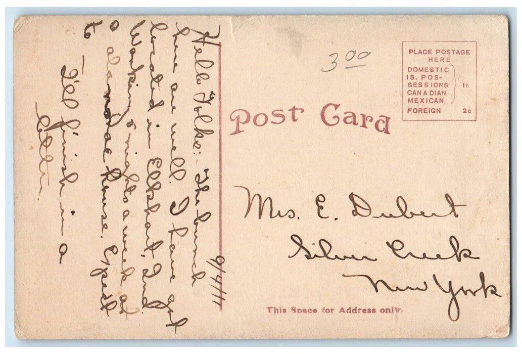 1911 Studebaker Vehicle Works Railroad Train South Bend Indiana IN Postcard