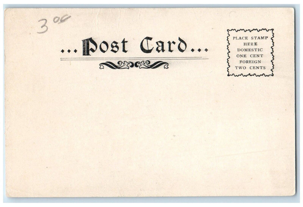 c1905 Wagon Bridge Crossing Wabash River Exterior Terre Haute Indiana Postcard