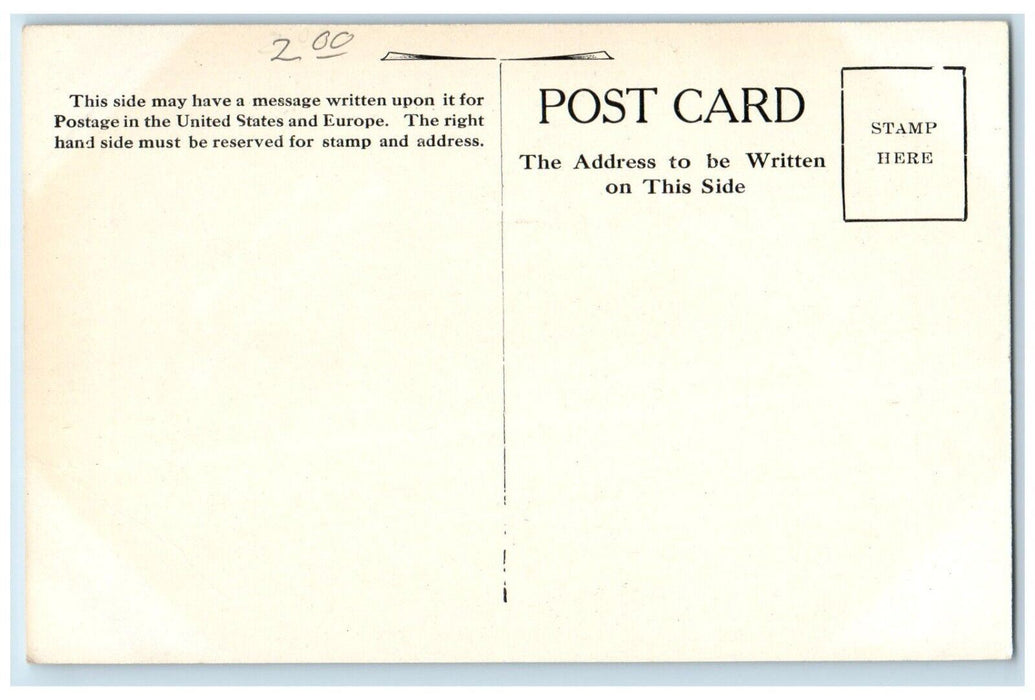 c1940 Old College Building University Exterior Road Valparaiso Indiana Postcard