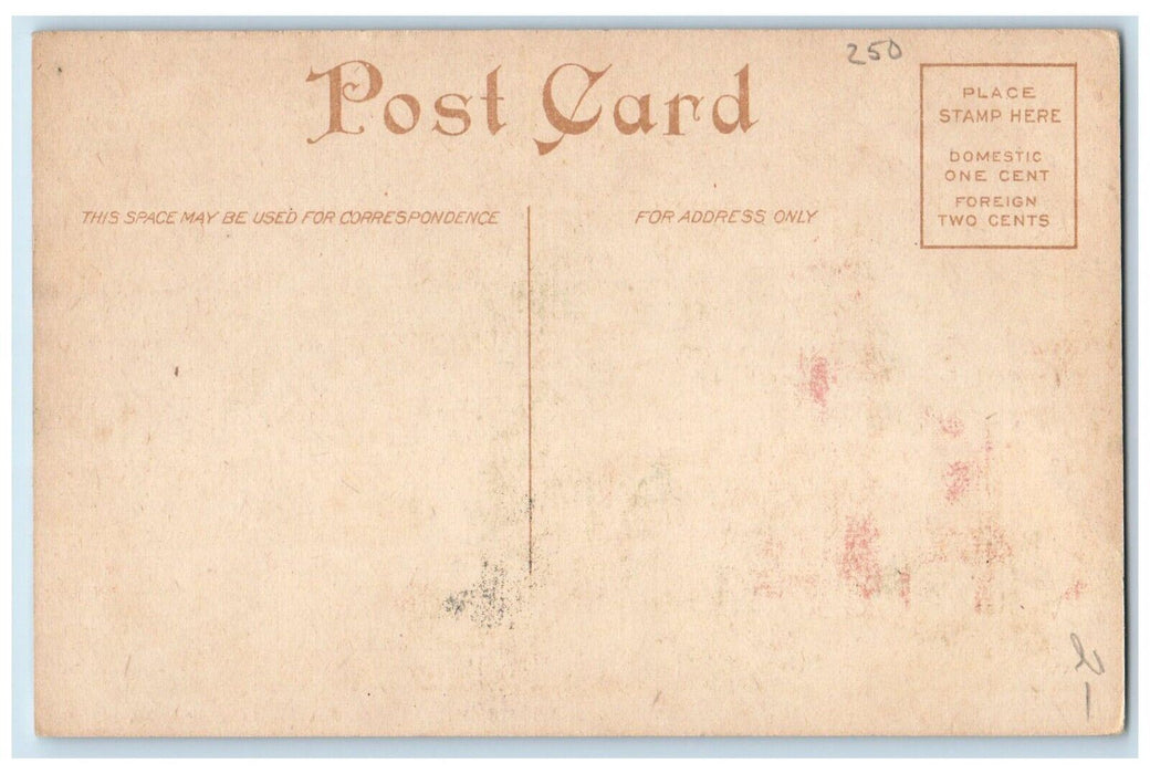 c1910 House Indiana's First Legislature Met Exterior Vincennes Indiana Postcard