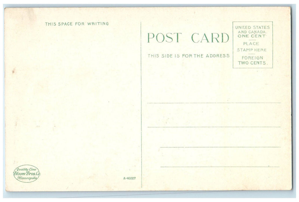 Sixth Street East From Cedar Street St. Paul Minnesota MN Antique Postcard