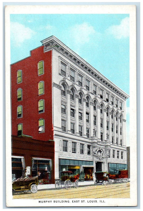 View Of Murphy Building East Horse Carriage St. Louis Illinois IL Postcard