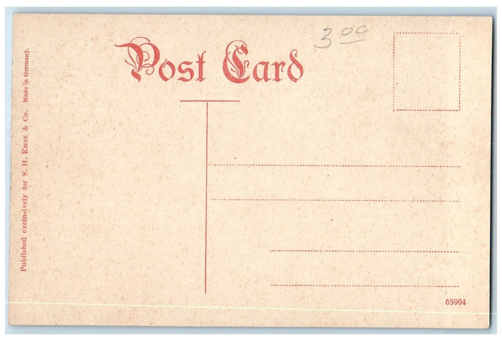 c1910 Library Michigan Agriculture College Exterior Lansing Michigan MI Postcard