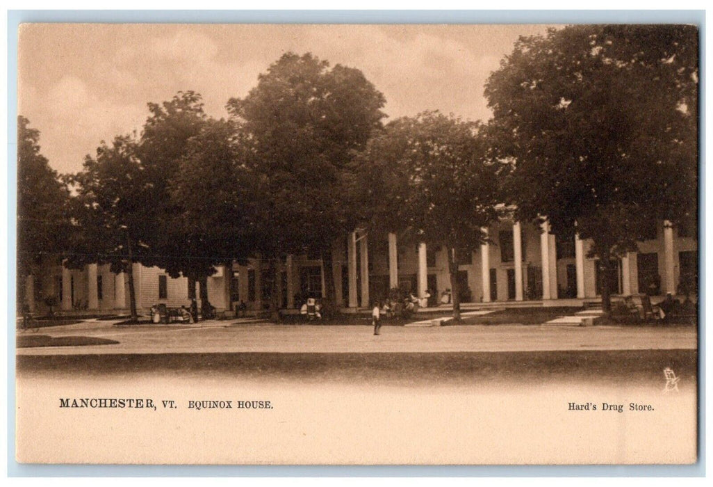 c1905 Equinox House Trees Road Manchester Vermont VT Antique Vintage Postcard